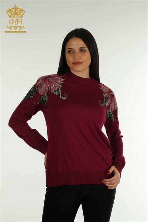 Venta al por mayor de Prendas de Punto para Mujer Suéter Hombro Flor ...
