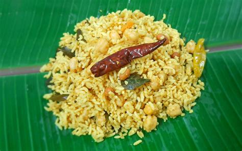 Tamarind Pulihora Recipe in English and Telugu | Pulihora | Prasadam ...