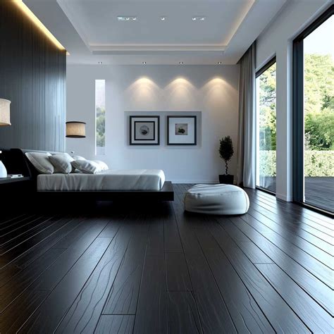 10+ Sophisticated Bedroom Designs with Elegant Dark Wood Floors