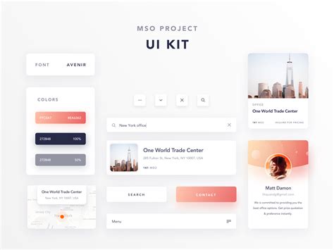 038/100 Daily UI : MSO Project - UI KIT by quan on Dribbble