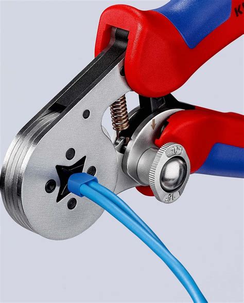 KNIPEX KNIPEX 97 55 04 SB Self-Adjusting Crimping Pliers for wire ...