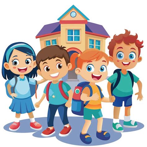 Cartoon kids school Images - Free Download on Freepik