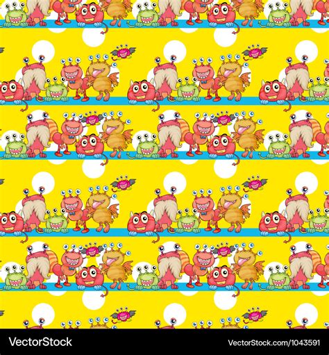 Various monsters Royalty Free Vector Image - VectorStock