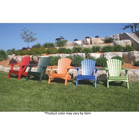 Perfect Choice Furniture Classic Folding Adirondack Cardinal Red-black ...