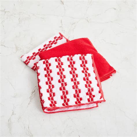 Buy Raisa Retro Textured Dish Cloth - Set of 3 from Home Centre at just ...