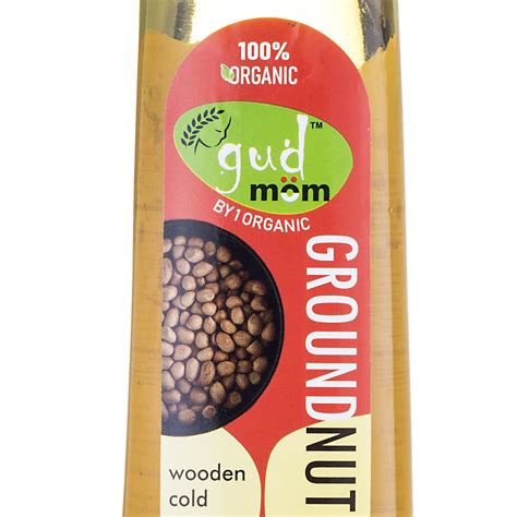 Organic Cold Pressed Groundnut Oil 1 Kg – Gudmom