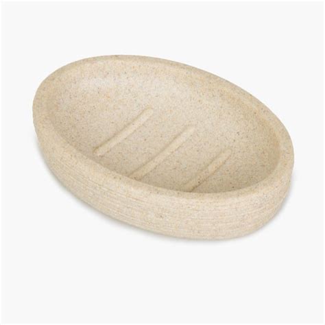 Buy Marshmallow Textured Oval Single Pc. Soap Dish - 12 cm x 2.5 cm ...