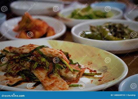 Korean Kimchi, Fermented Cabbage and Traditional Side Dish Stock Photo ...