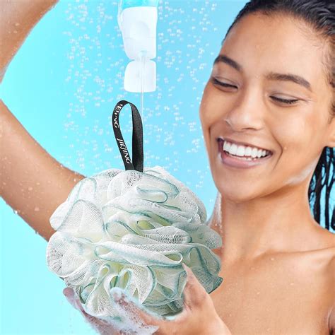 Buy PONPRNGY Bath Shower Loofah Sponge - Bath Mesh Shower Ball ...