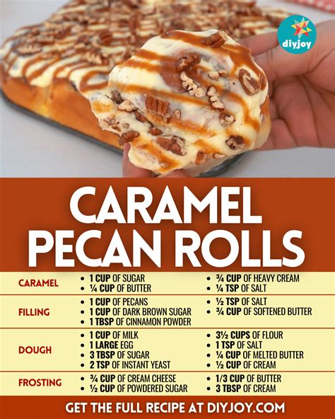 Soft and Fluffy Caramel Pecan Rolls Recipe - DIY Joy
