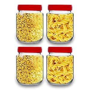 Buy Croco Jar Container Storage Glass Jar Round Air-Tight Jars With ...