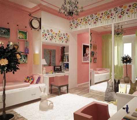 几十个现代女孩房间装修设计(4)