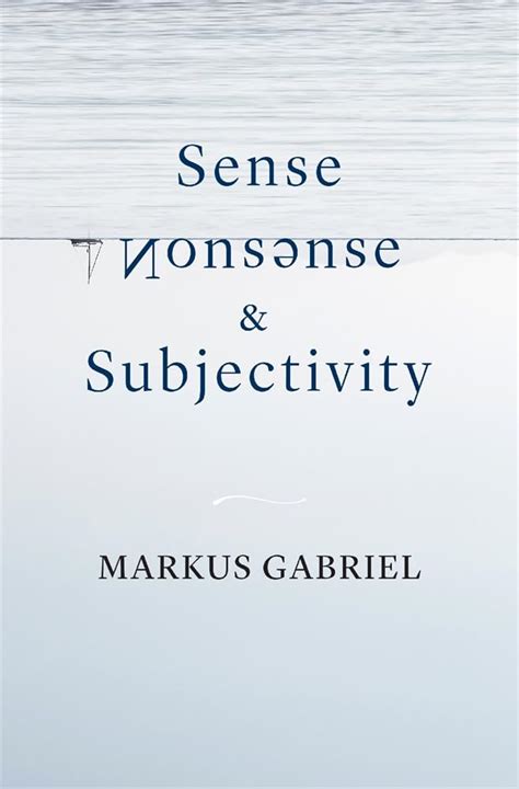 Buy Sense, Nonsense, and Subjectivity Book Online at Low Prices in ...