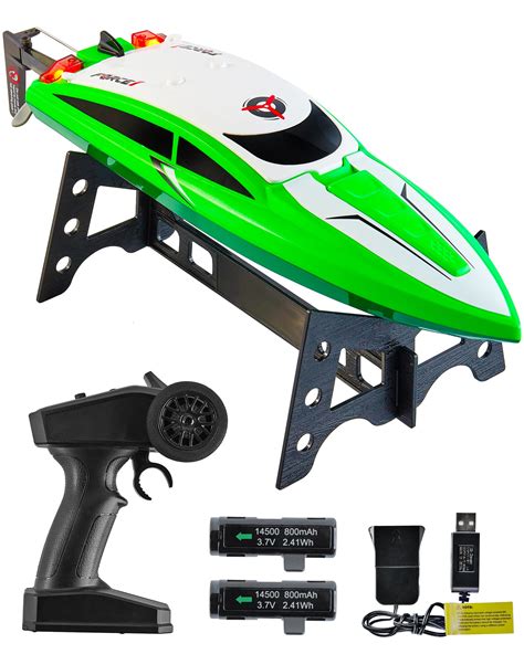Snapklik.com : Force1 Velocity Green Fast RC Boat - Remote Control Boat For Pools And Lakes ...