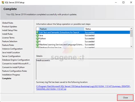 SQL Server Express Installation 的图像结果