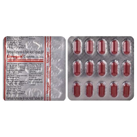 Livogen - Strip of 15 Captabs : Amazon.in: Health & Personal Care