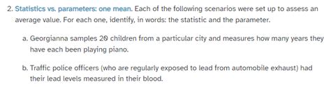Parameters and Statistics Example Problems 的图像结果