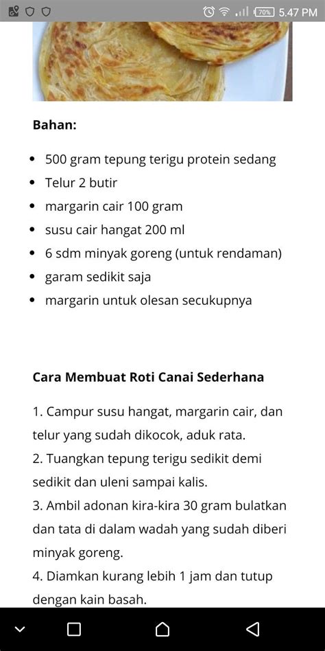 resep roti canai anti gagal