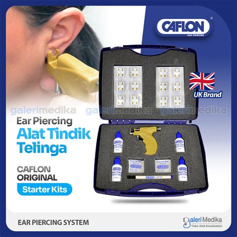 Jual Alat Tindik Telinga Caflon Original Starter Kits Ear Piercing ...