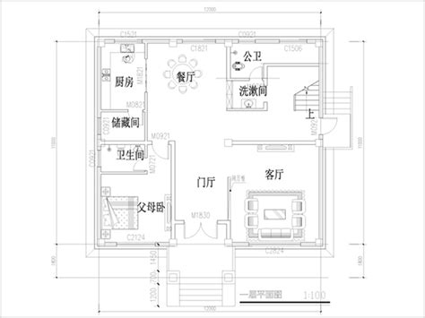 130平方米农村三层别墅，普通建房子设计图
