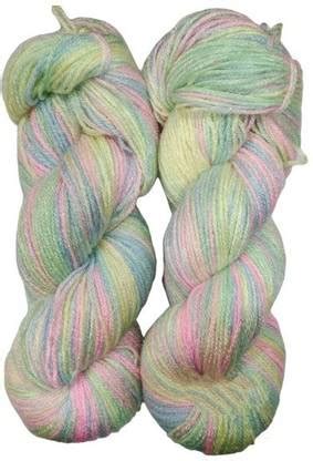 JEFFY Oswal Rangoli Hand Knitting Yarn Wool, Multi 400 gm Best Used ...