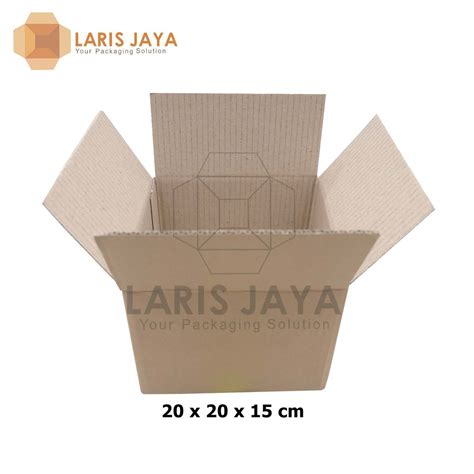 Jual Kardus / Box / Karton / Kotak Packing 20 x 20 x 15 cm ( Kardus 20 ...