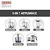 Usha FP 3811 1000W Food Processor with 13 Accessories | Copper Motor ...