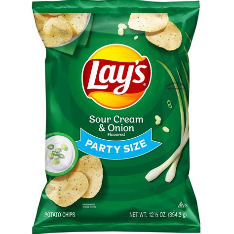 Lay's Sour Cream and Onion Chips in Chips - Walmart.com