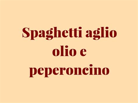 Spaghetti aglio olio e peperoncino recept - Jídlo.cz