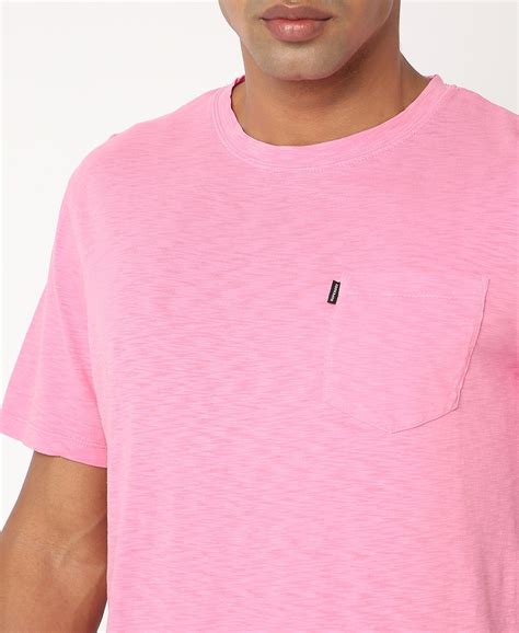 STUDIOS POCKET MEN'S PINK T-SHIRT
