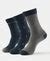 Buy Compact Cotton Crew Length Socks with StayFresh Treatment - Black ...