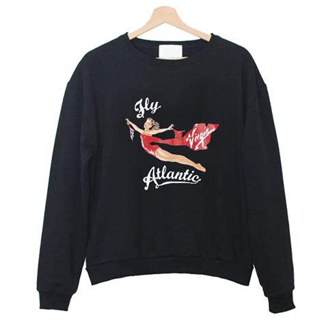 Princess Diana Virgin Atlantic Fly Atlantic Sweatshirt KM - Kendrablanca