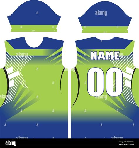 T-shirt and Jersey Design for Sublimation Print Stock Vector Image ...