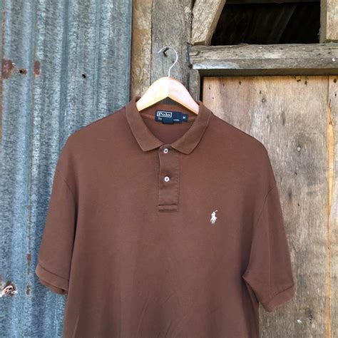 Ralph lauren choco brown, Men's Fashion, Tops & Sets, Tshirts & Polo ...
