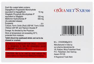 Oxramet S Xr 500 Tablet 7: Uses, Side Effects, Price & Substitutes