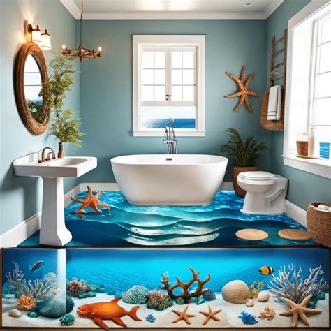 23 Innovative Epoxy Bathroom Floor Ideas for Your Home Decor Inspiration