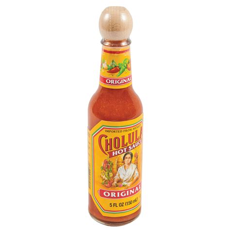 Cholula Original Hot Sauce with Wooden Topper, 5oz. by Cholula Hot ...