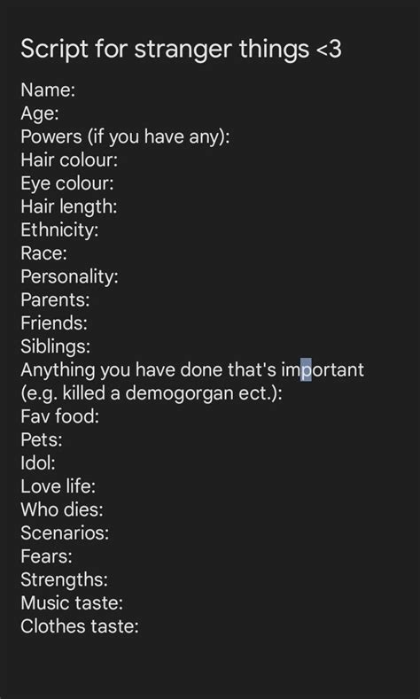 Image result for Stranger Things Monologue Script