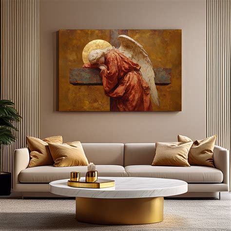 Jesus in the Wilderness - Golden Hour Handmade Spiritual Art – CRAFTICO