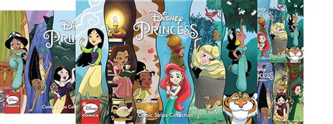 Disney Princess Comic Strips Collection (3 books)