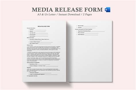 Image result for Media Release Form Template