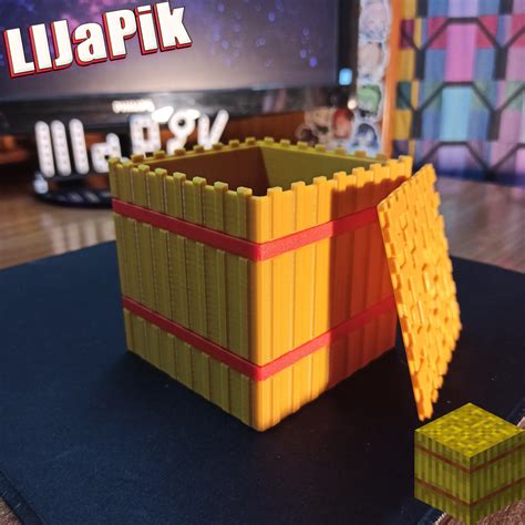 Other STL Téléchargement - Minecraft Hay Bale / Майнкрафт Сено / Сhest ...