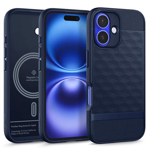 CASEOLOGY by Spigen Parallax Mag for iPhone 16 Case [Ergonomic 3D Hexa ...