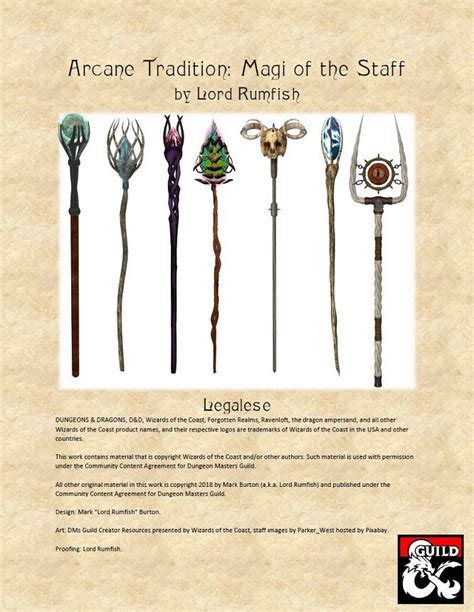 Staff Of The Magi Spells | Staff Of The Magi 5Th Edition - AJRATW