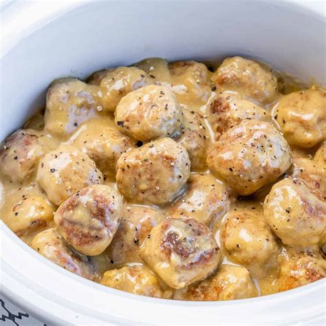 Crockpot Swedish Meatballs - Healthy Fitness Meals