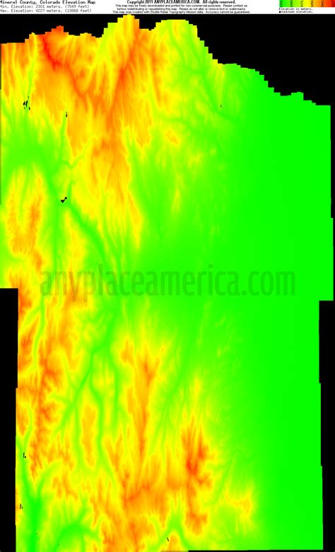 Free Mineral County, Colorado Topo Maps & Elevations