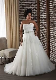 Wedding Gowns For Big Brides by Big Wedding Dress With Lace Strapless A Line Plus Wedding Gowns For Big Brides
