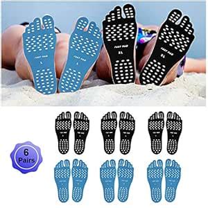 Buy Beach Foot Pads Barefoot Adhesive Invisible Shoes Stick on Foot Pad ...