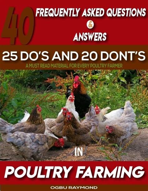 40 FAQs AND 25 DO'S + 20 DON'TS IN POULTRY FARMING: A MUST READ ...