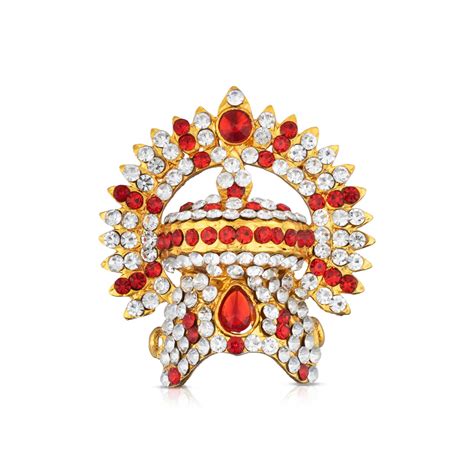 Giri - Stone Kireedam | God Crown | Half Crown With Arch